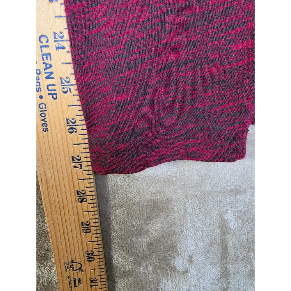 American Fighter Mens 2XL Long Sleeve Tee Burgundy Space Dye Buckle Exclusive
